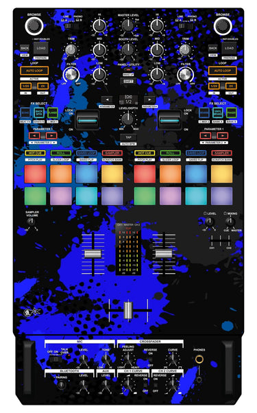 Pioneer DJ DJM S7 Skin Conflict Blue